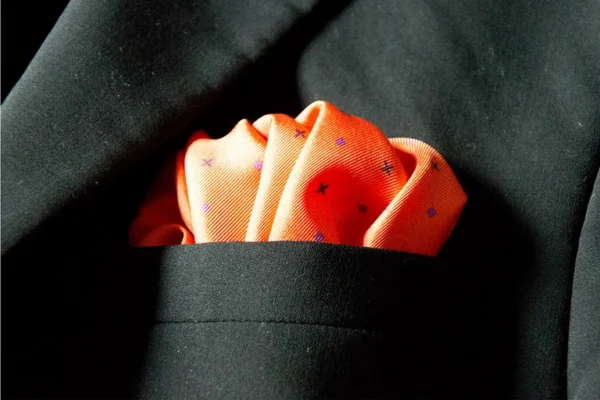 Pañuelo de bolsillo de seda silk pocket square