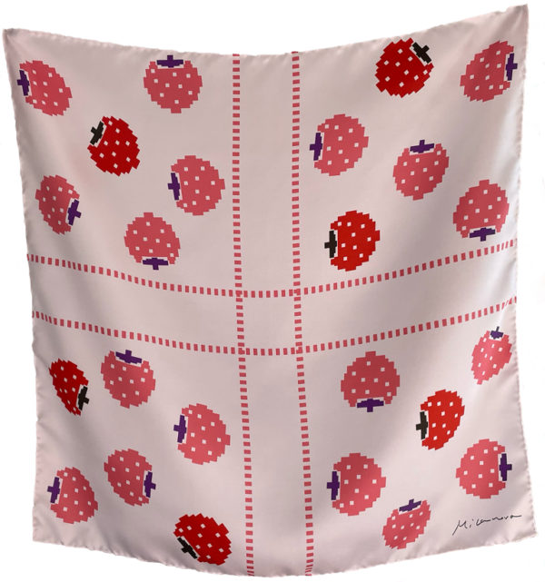 Pañuelo de seda Berries
