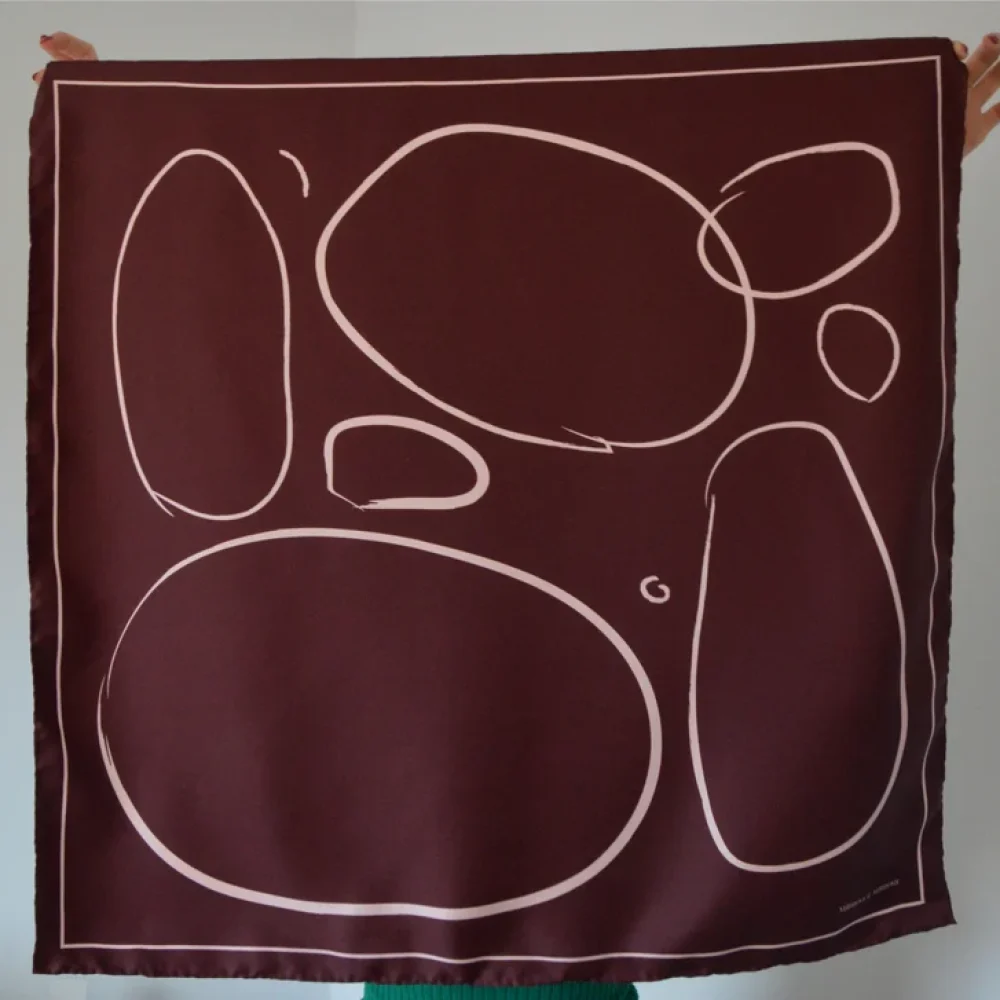 Pañuelo de seda Sophia silk scarf