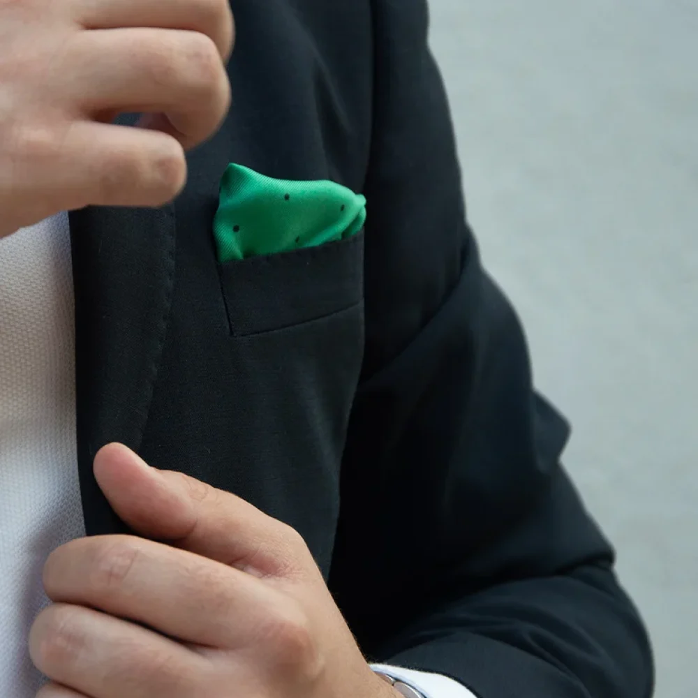 Pañuelo de bolsillo de seda Clementine silk pocket square